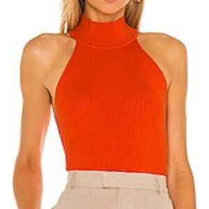 X REVOLVE Danielle Rib Knit Top in Hot Red
Line & Dot Large